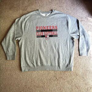 Sacred Heart Pioneers Club Softball Sweater Mens 3XL Crewneck Nike Grey